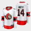 ottawa senators tyler motte away breakaway player jersey white