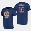 panthers aleksander barkov navy halloween gift sugar skull t shirt