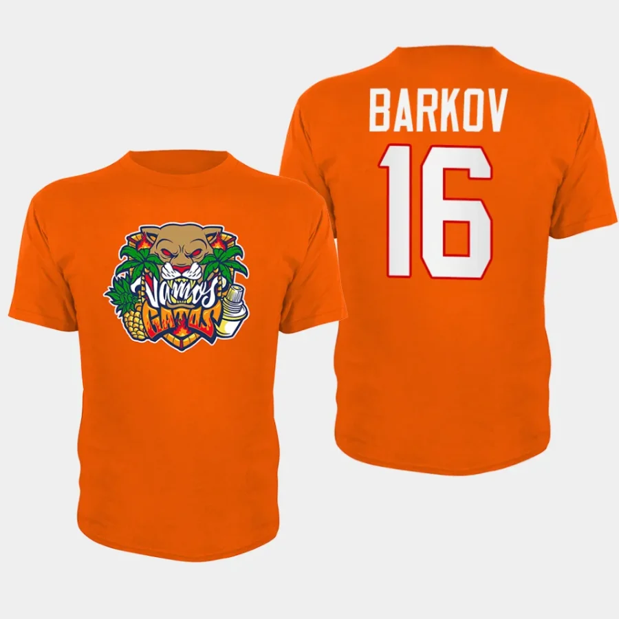 panthers aleksander barkov orange cotton 2024 vamos gatos t shirt