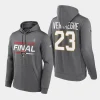 panthers carter verhaeghe gray 2023 stanley cup final authentic pro hoodie