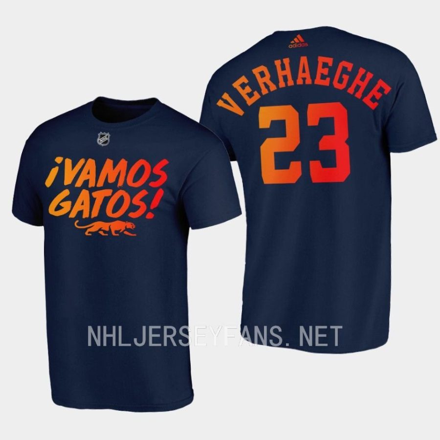 panthers carter verhaeghe navy vamos gato night t shirt