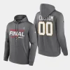 panthers custom gray 2023 stanley cup final authentic pro hoodie