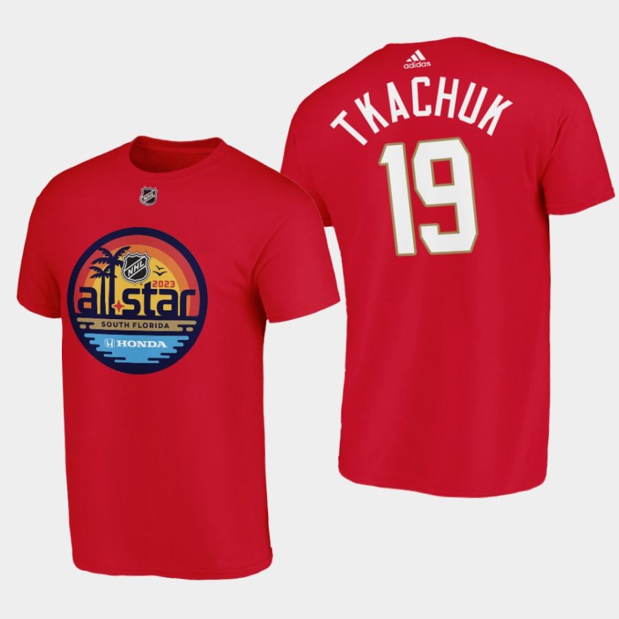 panthers matthew tkachuk red 2023 nhl all star richmond t shirt