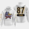 penguins sidney crosby white 2024 nhl all star stars sleeves mitchell ness hoodie