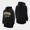 penguins women black filigree logo pullover g iii 4her by carl banks hoodie