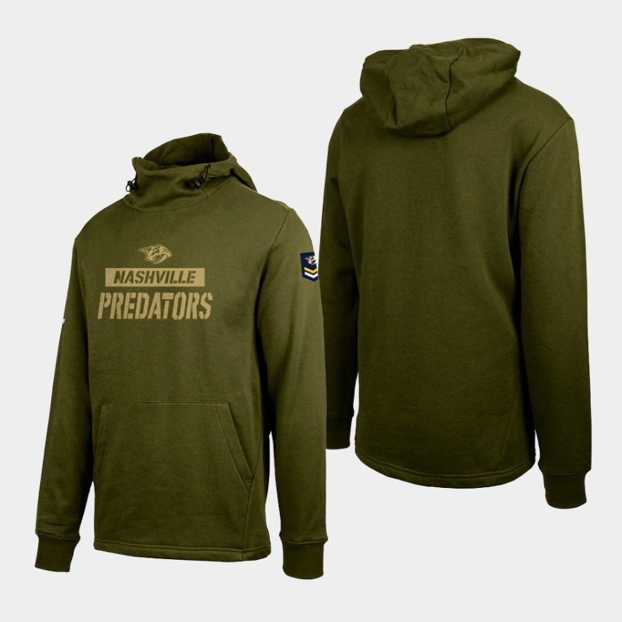 predators olive thrive levelwear pullover hoodie