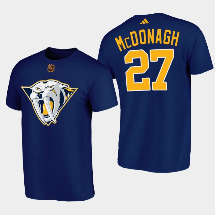 predators ryan mcdonagh navymustard cat reverse retro 2.0 t shirt