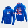 rangers jonathan quick blue classic chenille full zip jacket hoodie