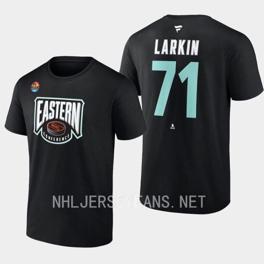 red wings dylan larkin black eastern conference 2023 nhl all star game t shirt