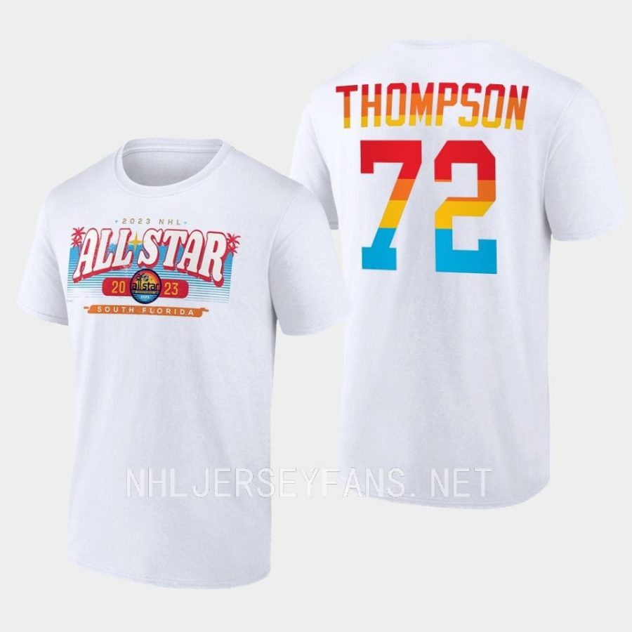 sabres tage thompson white good vibes 2023 nhl all star t shirt