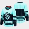 seattle kraken blank special edition 2.0 2022 breakaway retro jersey teal