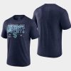 seattle kraken heather navy 2023 stanley cup playoffs tri blend t shirt