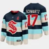 seattle kraken jaden schwartz 2024 nhl winter classic breakaway player jersey blue