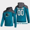 sharks custom black 2022 23stylish aeroready pullover hoodie