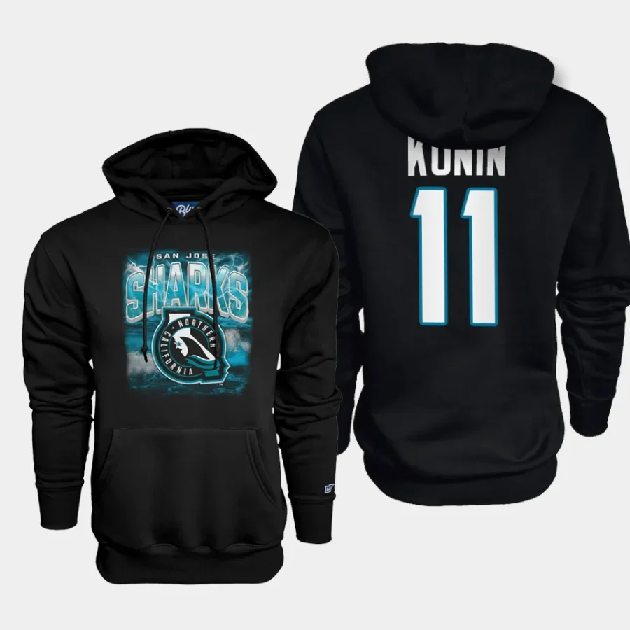 sharks luke kunin black cali fin 3rd stormy sea hoodie