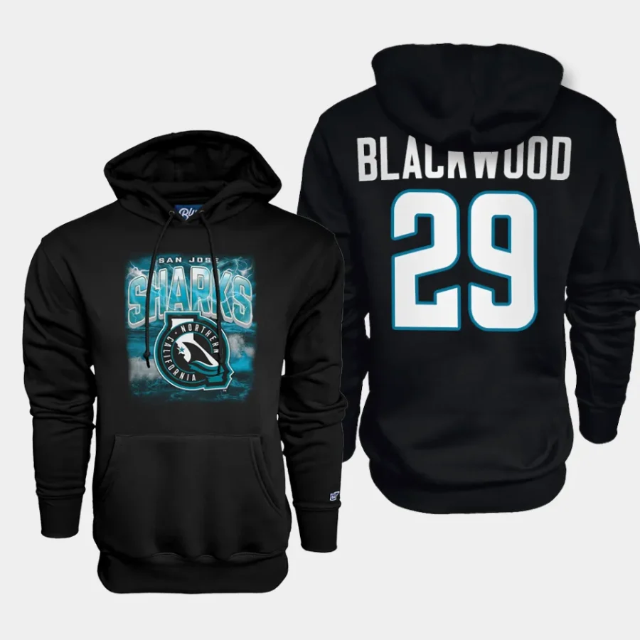 sharks mackenzie blackwood black cali fin 3rd stormy sea hoodie