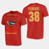 sharks mario ferraro red 2024 lunar new year dragon t shirt