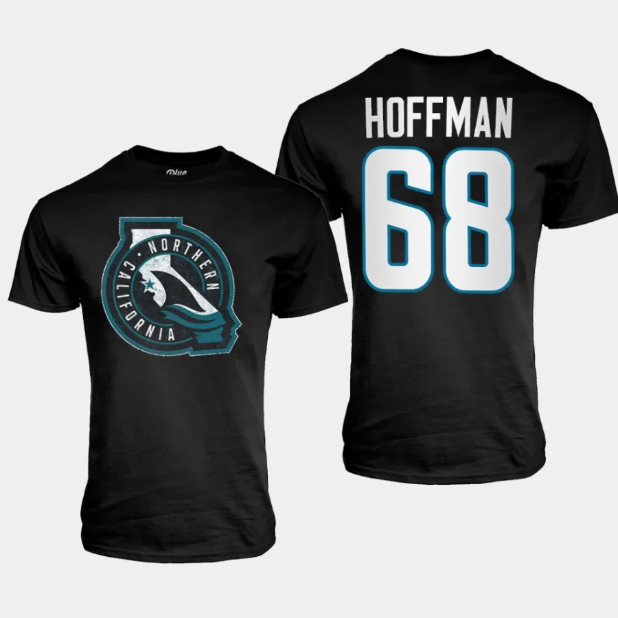 sharks mike hoffman black cali fin 3rd stormy sea t shirt