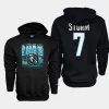 sharks nico sturm black cali fin 3rd stormy sea hoodie