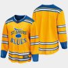 st. louis blues blank special edition 2.0 2022 breakaway retro jersey yellow