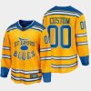 st. louis blues custom special edition 2.0 2022 breakaway retro jersey yellow