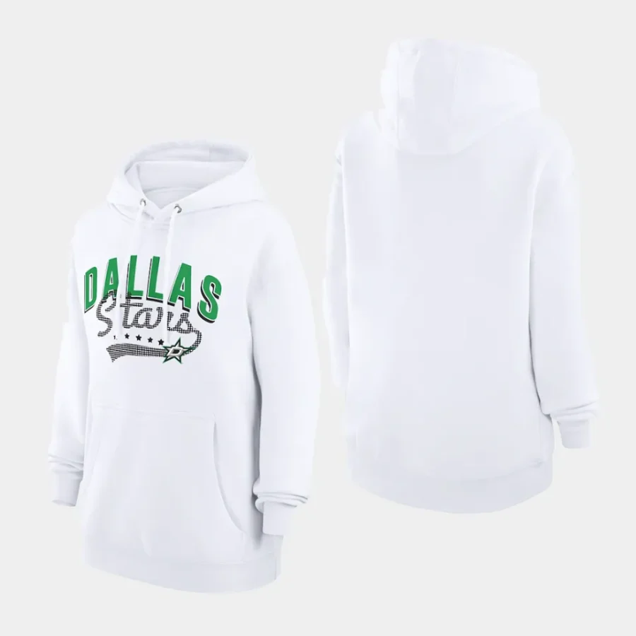 stars women white filigree logo pullover g iii 4her by carl banks hoodie