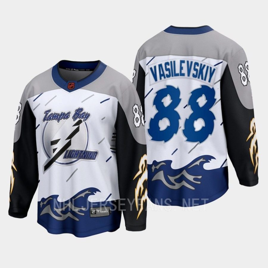 tampa bay lightning andrei vasilevskiy special edition 2.0 2022 breakaway retro jersey white