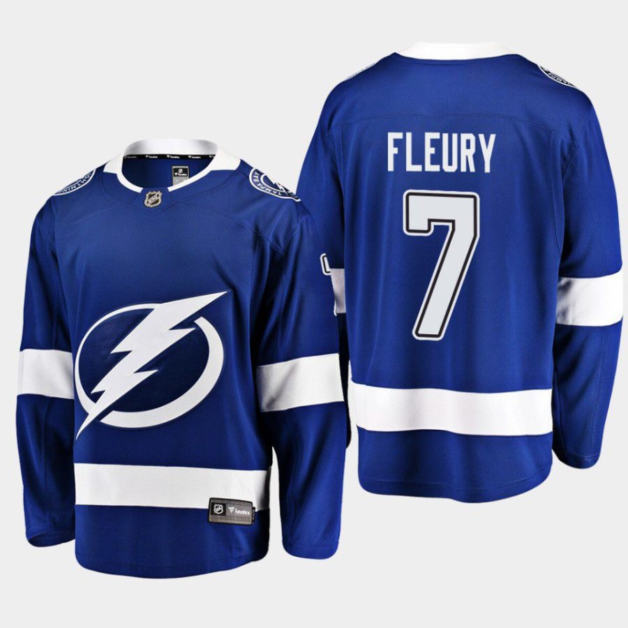 tampa bay lightning haydn fleury home breakaway player jersey blue