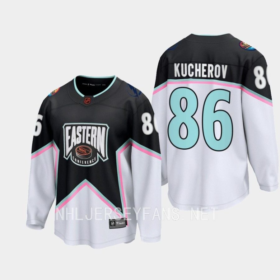 tampa bay lightning nikita kucherov 2023 nhl all star eastern conference jersey black