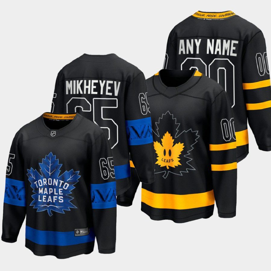 toronto maple leafs ilya mikheyev alternate 2022 drew house jersey black