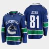 vancouver canucks dakota joshua home 2022 breakaway player jersey blue