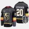 vegas golden knights chandler stephenson 2023 stanley cup final alternate breakaway player jersey black