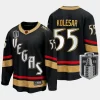 vegas golden knights keegan kolesar 2023 stanley cup final special edition jersey black