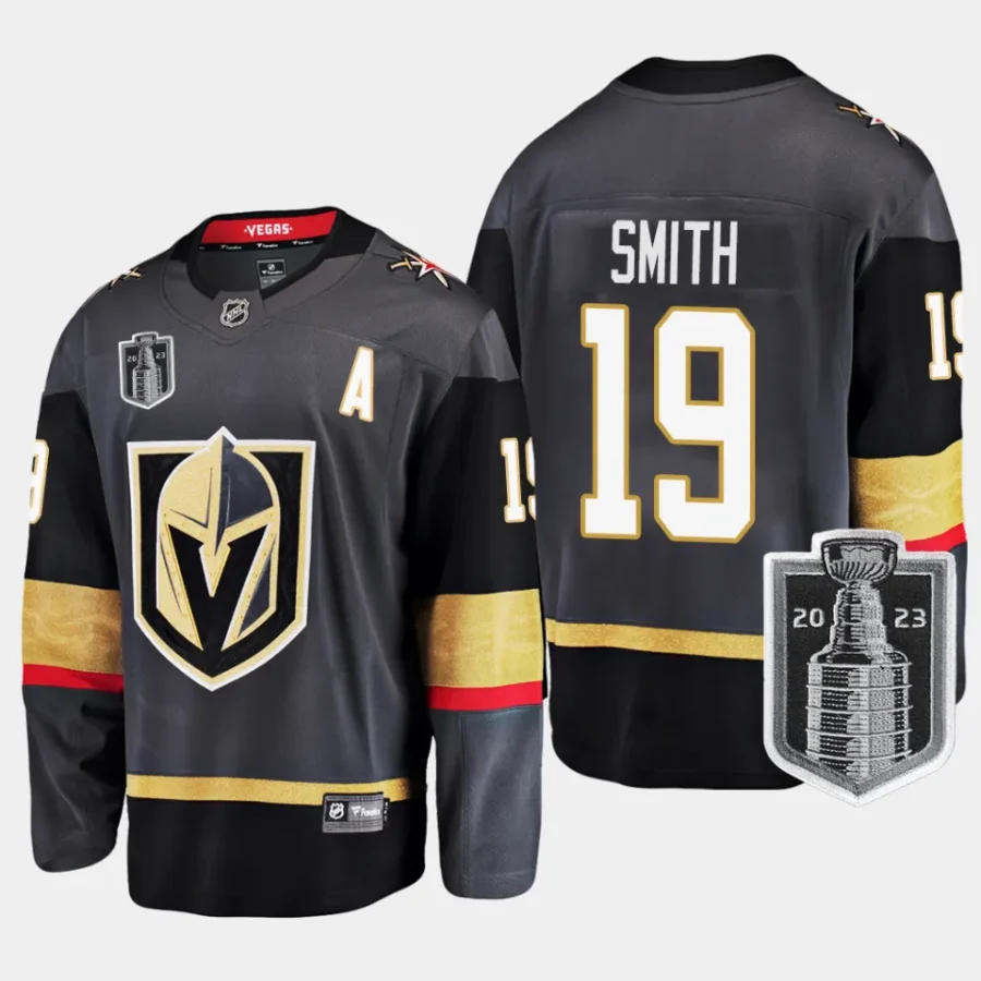 vegas golden knights reilly smith 2023 stanley cup final alternate breakaway player jersey black