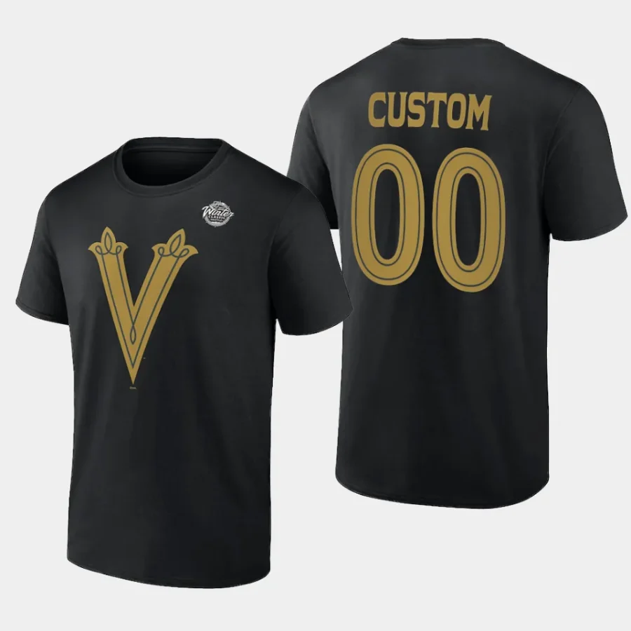 vgk custom black 2024 nhl winter classic team crest t shirt