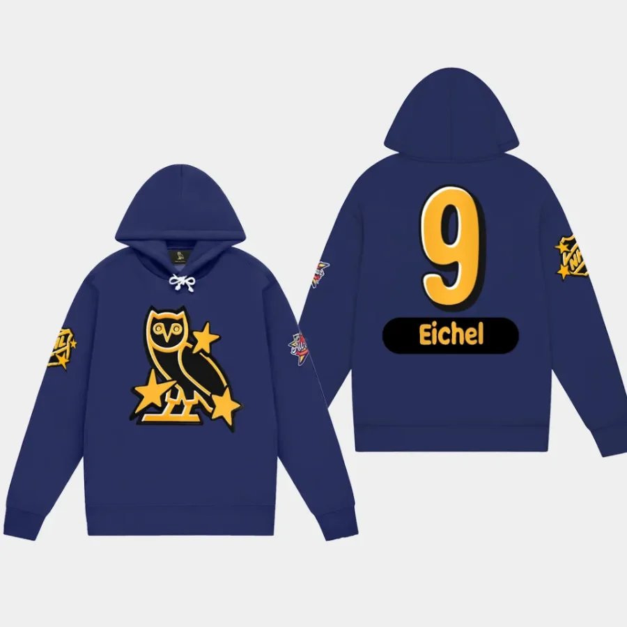 vgk jack eichel blue ovo 2024 nhl all star pullover hoodie