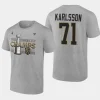 vgk william karlsson heather gray 2023 stanley cup champions locker room performance t shirt