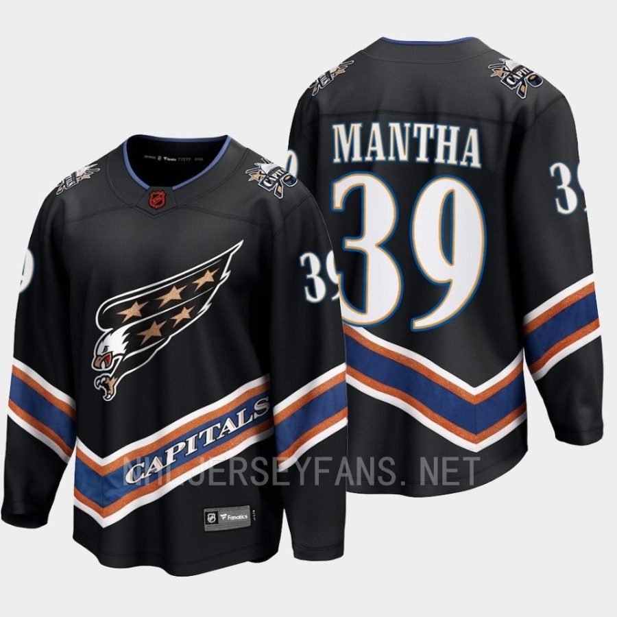 washington capitals anthony mantha special edition 2.0 2022 breakaway retro jersey black