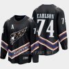 washington capitals john carlson special edition 2.0 2022 breakaway retro jersey black