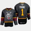 wendell young chicago wolves grey 2023 24ahl storm alternate 30th season jersey