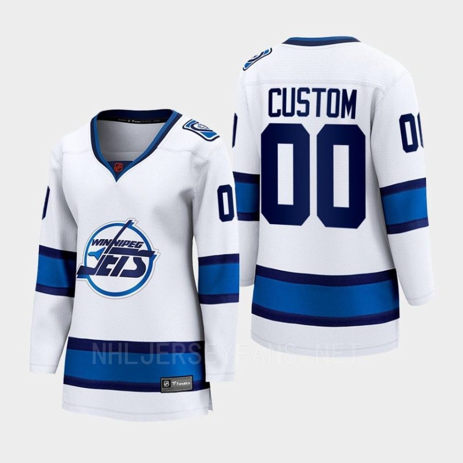 winnipeg jets custom special edition 2.0 2022 breakaway retro jersey white