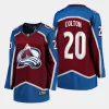 women avalanche ross colton maroon home breakaway player jersey