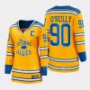 women blues ryan oreilly yellow 2022 special edition 2.0 breakaway retro jersey