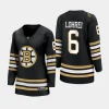 women bruins mason lohrei black 2023 24 100th anniversary premier breakaway player jersey