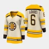 women bruins mason lohrei cream 2023 24 100th anniversary premier breakaway player jersey