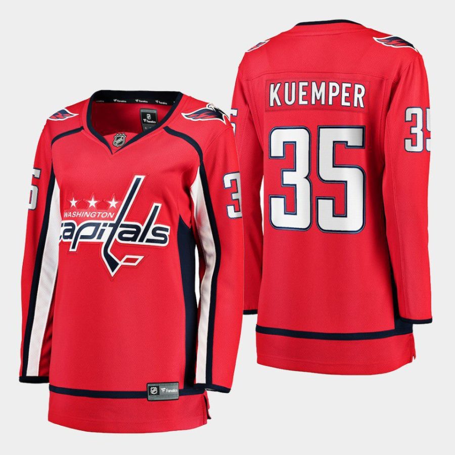 women capitals darcy kuemper red home breakaway player jersey