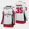 women capitals darcy kuemper white 2022 away breakaway player jersey