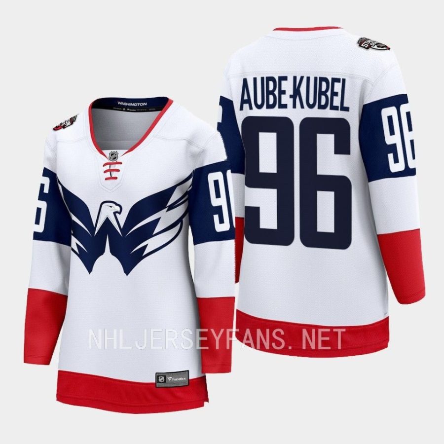 women capitals nicolas aube kubel white 2023 nhl stadium series breakaway player jersey