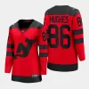 women devils jack hughes red 2024 nhl stadium series breakaway player jersey