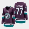 women ducks frank vatrano purple 2023 24 30th anniversary premier breakaway player jersey